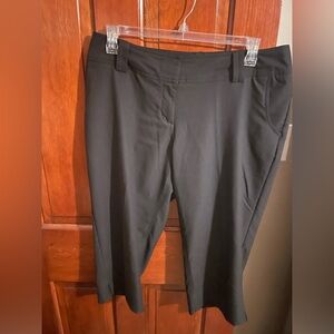 Adidas ClimaCool Ladies Black Capri Pants, Size 14